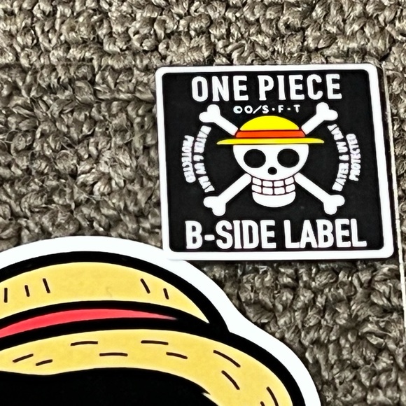 Monkey D. Luffy One Piece Anime B-Side Label Sticker Water & UV Ray Protected - Picture 3 of 5